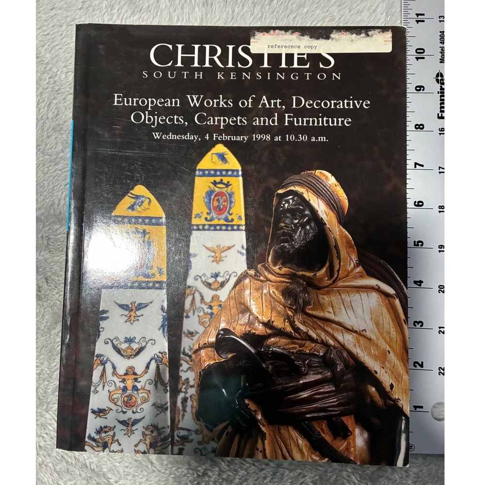Christie's South Kensington 1998 European Works of Art Furniture Catalog Book
